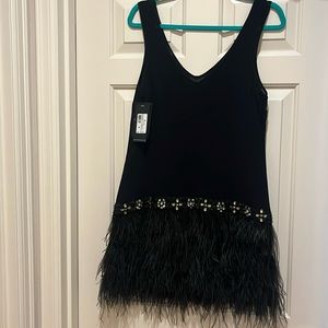 NWT Guess by Marciano Black Party Dress
